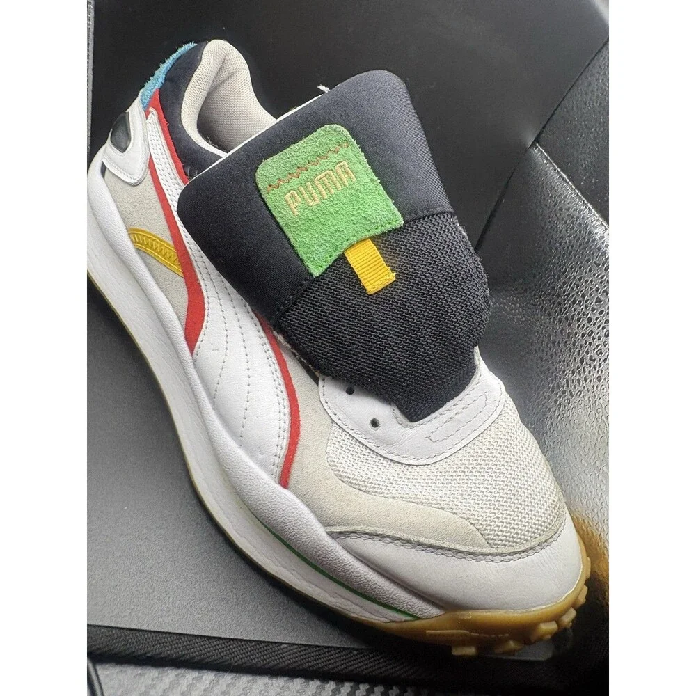 Size 8.5 - Puma Street Rider Unity White High Risk Red - Picture 8 of 12